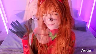 Aqua Ri Explores Asuka Langley Fat Cock Passion