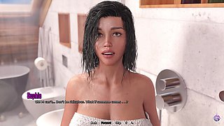 Horny Stepbro Accidently Walks Into His Busty Step Sister in the Shower - 3D Hentai Animated Porn - Life in Santa County