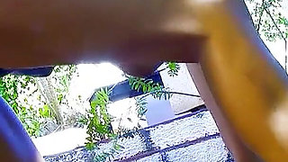 Stepbrother with big cock fucks blonde teen Mallory hard by the pool