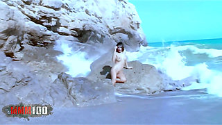 Nina Roberts: the Incredible Nina Robets Stripping in the Sea