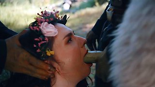 Maddie Wren Monster Fucked - Real Life Hentai Threesome