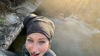 Alt Tattoo Couple Perverse Adventures Outdoors on Road Trip