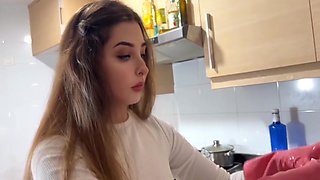 Im Going To Clean A New Clients House, I Didnt Want To Go But My Boss Needed Me, The Client Caught Me By Surprise And Fucked My Pussy Very Hard, He Came Inside Me 16 Min
