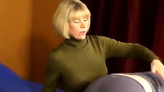 Femdom fetish bitch rimming her sad pathetic victim asshole