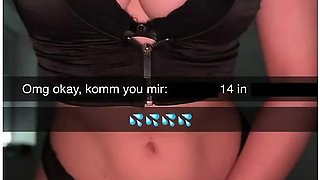 18 Year Old Slut Cheats On Her Boyfriend On Snapchat Cuckold Sexting