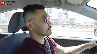 Chinese Pornstar Riding Asian Uber Driver With Nicole Doshi And Chinese Guy