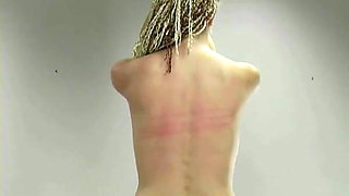 Amber Spanking Machine - Bare Back Whipping