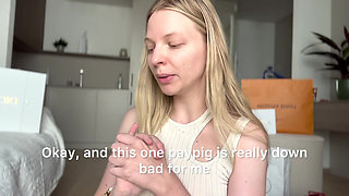 Findom Luxury Shopping Haul 12k $ Heavy Drain