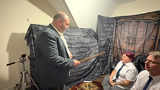 Headmaster Bear with His Naughty Students!