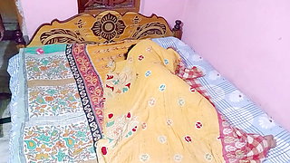Sleeping Indian mother in law fuck by son in law