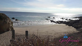 Fiona Peaches sucks that cock in the car and takes a hot load later POV