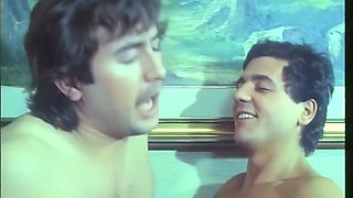 Italian Vintage Foursome for Pornstar Marina Lotar