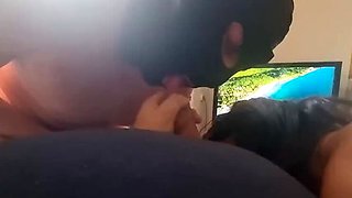 Bisexual Wife Shares Husband with Slave in MMF Threesome Part 2