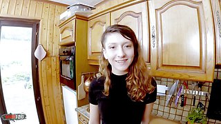 Melany Furie and Terry Kemaco in a Hardcore Kitchen Orgy with Intense Anal, Food Play, and Explicit Cumshots