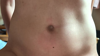 POV - Riding Him and Moaning / Skinny German Girl
