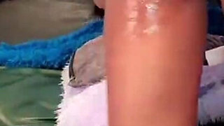 He Fucked Her with the Pink Harness Strap-on