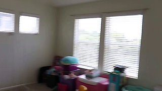 Busty amateur Ryana on solo masturbation