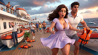 Shipwrecked Stepmom and Stepson Ignite Steamy Passion on a Tropical Island Paradise (ai Generated)