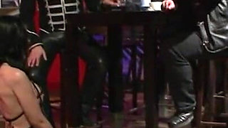 Humiliating hanging out and wrapped in foil