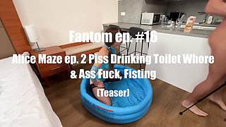 Fantom Ep. #16 Alice Maze Pissing Toilet Whore Loves Water Sports