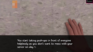 Nerd to alpha #2 - The girl showed her pussy in class