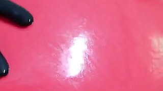 Amazing Big Ass Tease with Latex Outfit