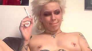 Smoking a Cig Whilst I Play with My Pussy