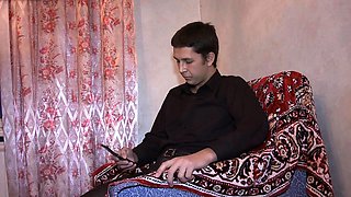 Beguiling russian maiden Jenny gets steamy fucking lesson