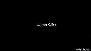 Brunette Kalisy in Solo Fetish Tablet Tales: Voyeur, Foot Worship, Upskirt