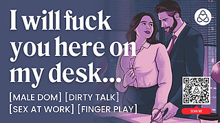 ASMR Audio Porn: Male Dom Boss Fucks His Submissive Coworker After Hours - Office Sex - Erotic Audio Roleplay