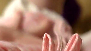 POV Striptease and Quick Pussy Masturbation