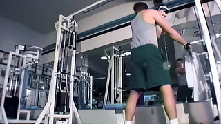 Anal Gym Slut Takes 3 Facials Vintage