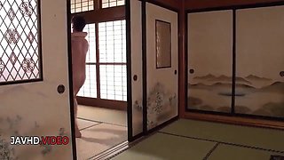 Sexy Kimono Babe Maya Kawamura Takes Hardcore Fuck and Swallows
