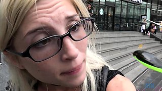 Blonde Blowjob Huge Cumshot Facial