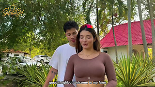 MILF Fucks Her Neighbor's Son in Her Backyard