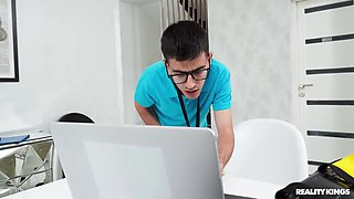 Jordi Gets Caught Jerking Off His Fat Cock To Milf Zlata Shines Nudes - Jordi Polla