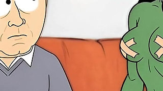 Slut She-hulk Gets Fucked on the First Date. Cartoon