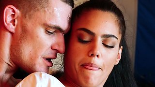 Ravishing Apolonia Lapiedra moans while being fucked by her BF