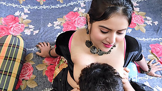 Beautiful indian deshi bhabhi with devor after a long time fucking enjoy time video.( Full Bangla Voice)