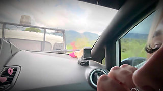 We Fucked Inside a Tow Truck While Our Car Was Being Driven