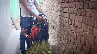 Horny Indian village aunt experiences intense anal pounding frenzy with her stepson outdoors