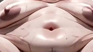 Fat BBW Hairy Bush Masturbation - Wet Hairy Pussy Rubbing & Creamy Orgasm