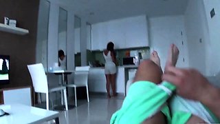 Amateur Thai teen get her daily dosage