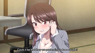 Milf, hentais, happy ending