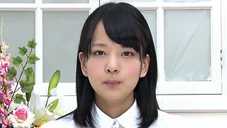 ENG SUBS - Teeny Tiny Japanese Newscaster Trying To Do Her Job, But Hard Cocks Keep Stopping Her :(