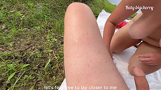 Picked up a Girl on a Nude Beach. Creampie