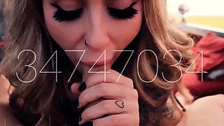 Hot amateur blonde blowjob in HD