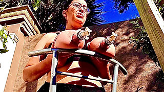Sex Slave Nipple Enlargement Cam 3