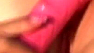 Young Lipstick Lesbians Share Thick Dildo in Sunny Field