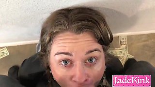 Cumslut jaws supremacy - Spunk on face and spunk gulp